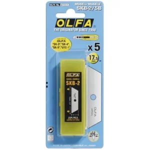 Lame rechange olfa sk4 cutter autorétractable 18mm étui 5 unités.