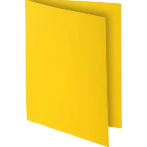 Sous-chemise exacompta rock's 220x310mm 80g coloris citron pack 100 unités.