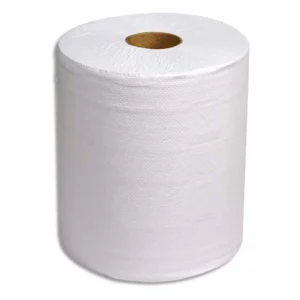 Bobines essuyage blanches 2 plis 800 formats format 30 x 21 cm lot 2.