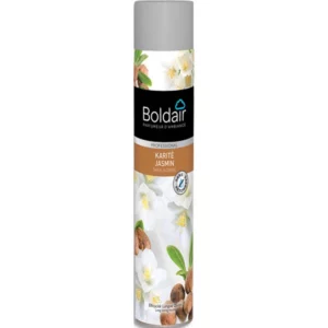 Desodorisant d atmosphere boldair karite jasmin 750 ml.
