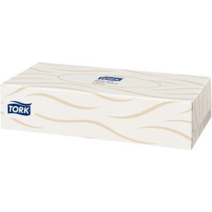TORK Boîte de 100 mouchoirs jetable enchevetrés 2 plis blanc