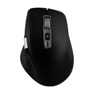 Souris sans fil t'nb infinitepro rechargeable double molette coloris noir.