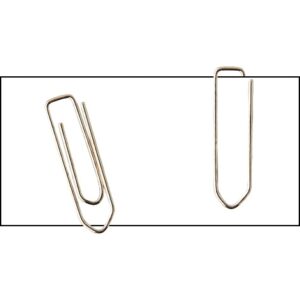 Boîte de 1000 trombones 32mm bout chevron