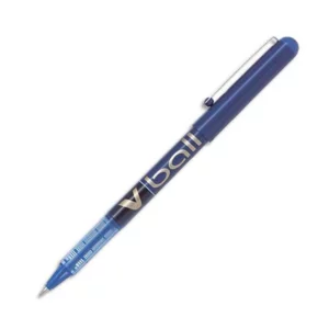 Roller pilot vball 7 écriture moyenne 0.5mm encre liquide niveau visible régulateur débit clip métal coloris bleu.