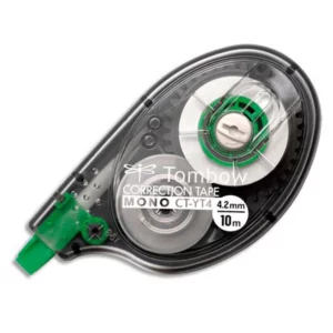 Correcteur tombow ct-yt4 monotape dévidoir ruban 4.2mmx10m correction latérale application régulière.