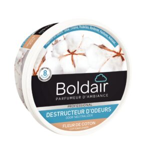 Boite gel destructeur d'odeurs BOLDAIR fleur de coton