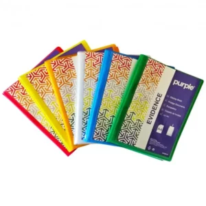 Protege-documents office plast personnalisable 80 vues qualite pp 40 microns lisse.