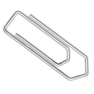 Trombone q-connect galvanisé 32mm boîte carton 100 unités.