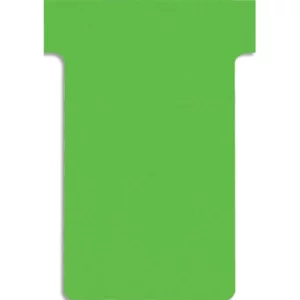 Fiche planning nobo indice 2 15x60x85x48.5mm coloris vert étui 100 unités