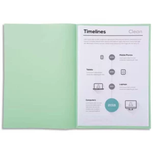 Sous-chemise exacompta super 220x310mm 60g coloris vert clair pack 250 unités