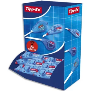 Rollers de correction tipp-ex pocket mouse 4,2 mm x 9 m pack 20 unités.