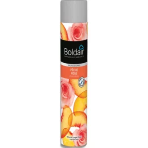 Desodorisant d atmosphere boldair peche rose professional 750 ml.