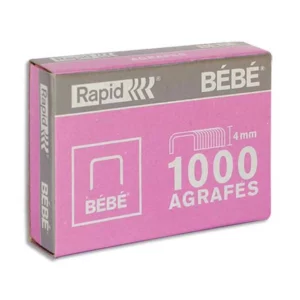 Agrafe rapid bébé boîte 1000 unités.