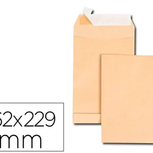 Pochette gpv kraft 120g c5 162x229mm soufflet 30mm boîte 250 unités.