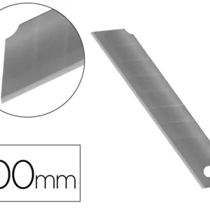 Lame 18mm de rechange q-connect pour cutters kf10632/kf10635/kf10937/kf10634 blister 12 unites.