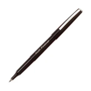 Stylo-feutre pilot fineliner écriture fine 0.3mm pointe polyacétate baguée encre liquide permet copies carbone noir.